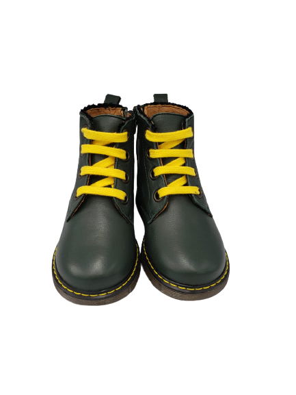 Confetti Green Yellow Combat Boot 8217