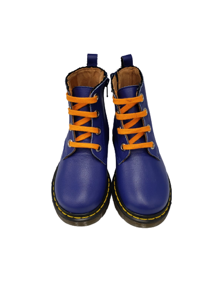 Confetti Blue Orange Combat Boot 8217