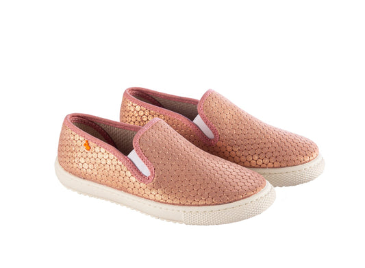 Vulladi Pink Metallic Slip On Sneaker 7301237