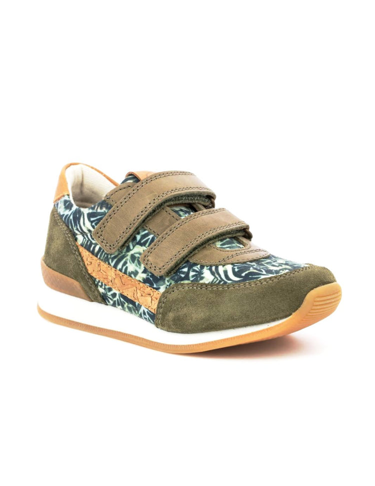 10 Is Ten Jog Line - Nylon Cork Camo Palms Velcro Sneaker