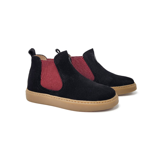 confetti-black-suede-elastic-slip-on-bootie-girls