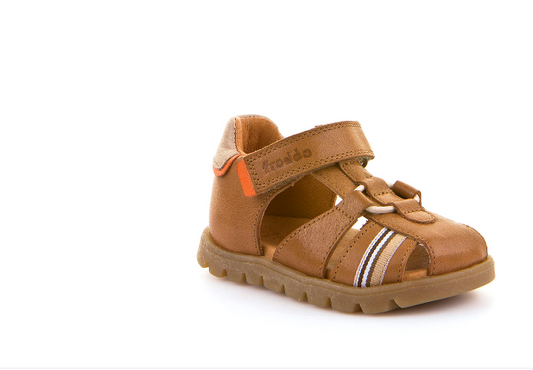 Froddo First Walker Toddler Tan Closed Toe Sandal G2150099