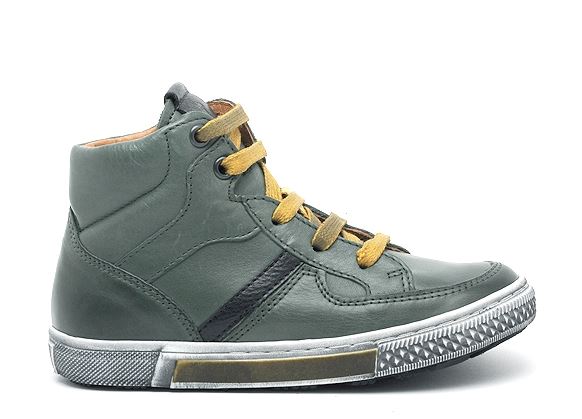 Froddo Green High Top  Side Zipper Sneaker G3110107