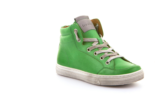 Froddo Green Leather Side Zipper High Top Sneaker G3110123