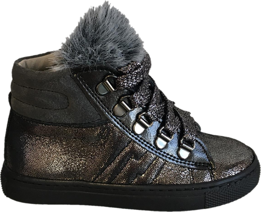 Shoe B 76 Grey Metallic Sneaker 1900