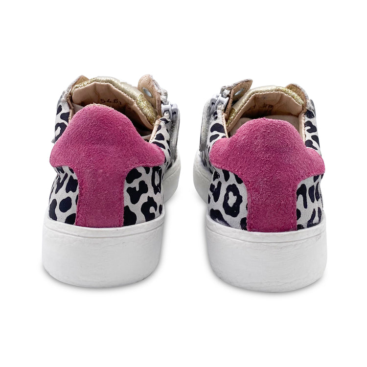 Acebos Cow Pink Star Lace Sneaker 5461