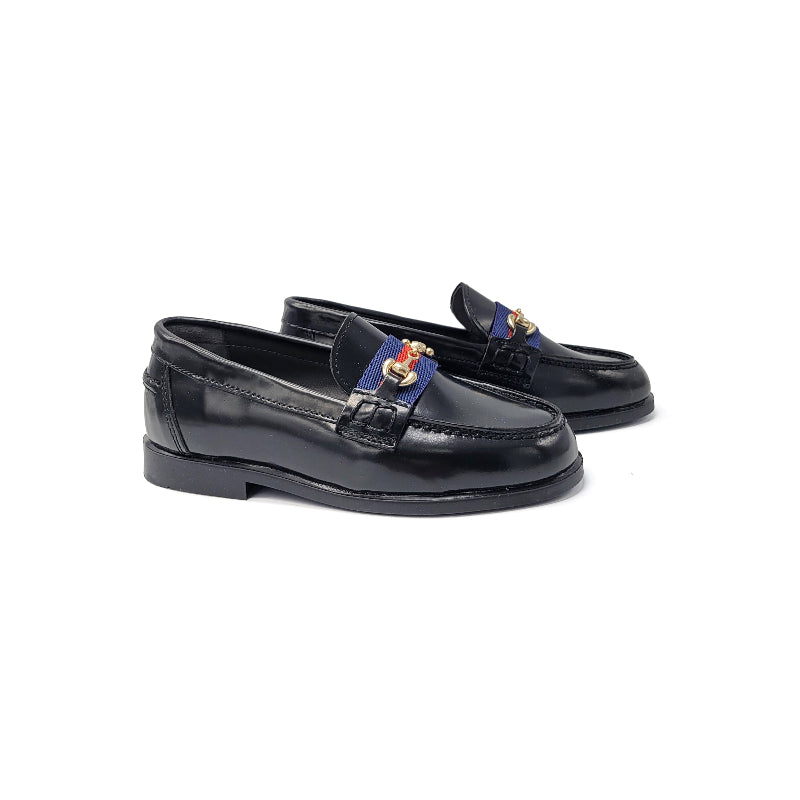 lmdi-black-ribbon-chain-loafer-girls