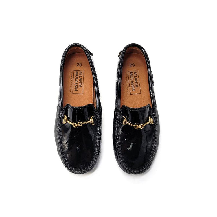 atlanta-mocassin-loafer-buckle-unisex-black