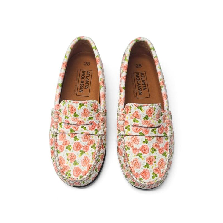 atlanta-mocassin-loafer-peach-roses-girls