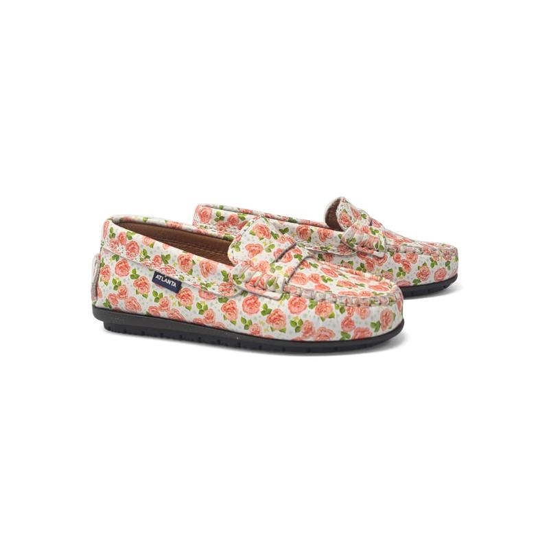 atlanta-mocassin-loafer-peach-roses-girls