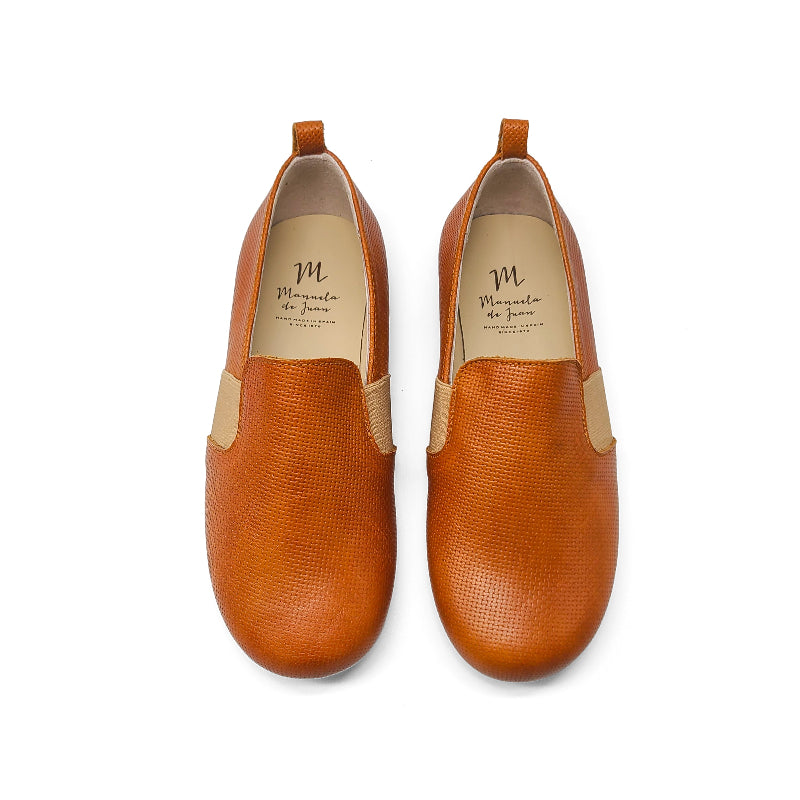 manuela-de-juan-cognac-woven-smoking-shoe-boys