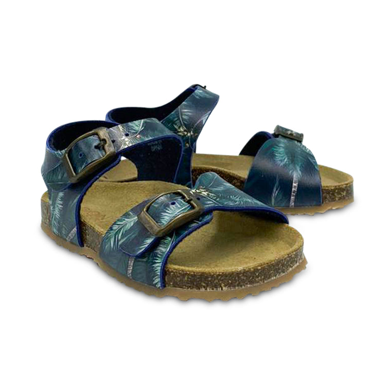 Confetti Blue Tropical Sandal 9750