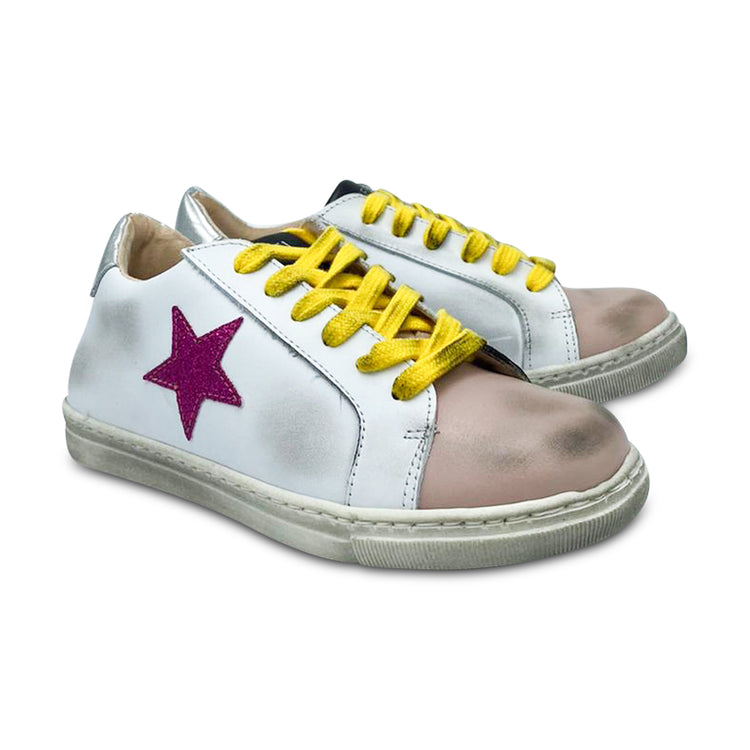 Confetti Pink White Star Sneaker 3418