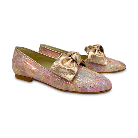 Blublonc Clara Rose Gold Carnival Slip on