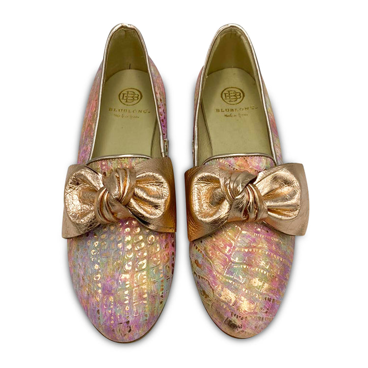 Blublonc Clara Rose Gold Carnival Slip on