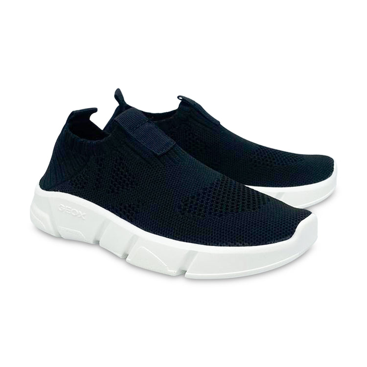 Geox Black Sock Sneaker J02D