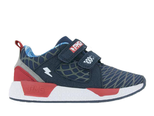 Primigi Navy, Red, and Blue Velcro Sneaker 3454711