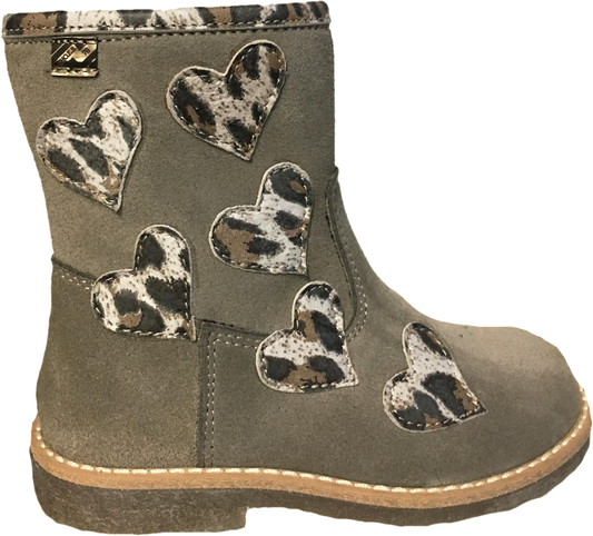 Shoe B 76 Taupe Heart Boot 1981