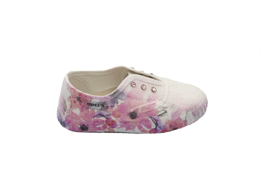Shoe B 76 White Lavender Scented Slip On Sneaker 30055