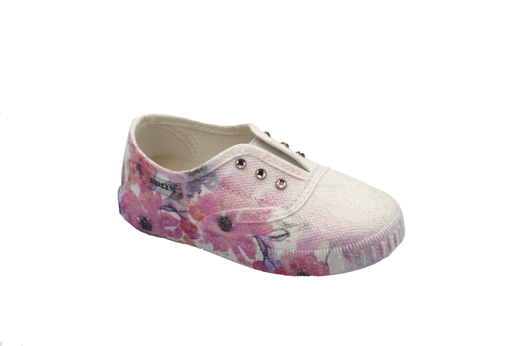 Shoe B 76 White Lavender Scented Slip On Sneaker 30055